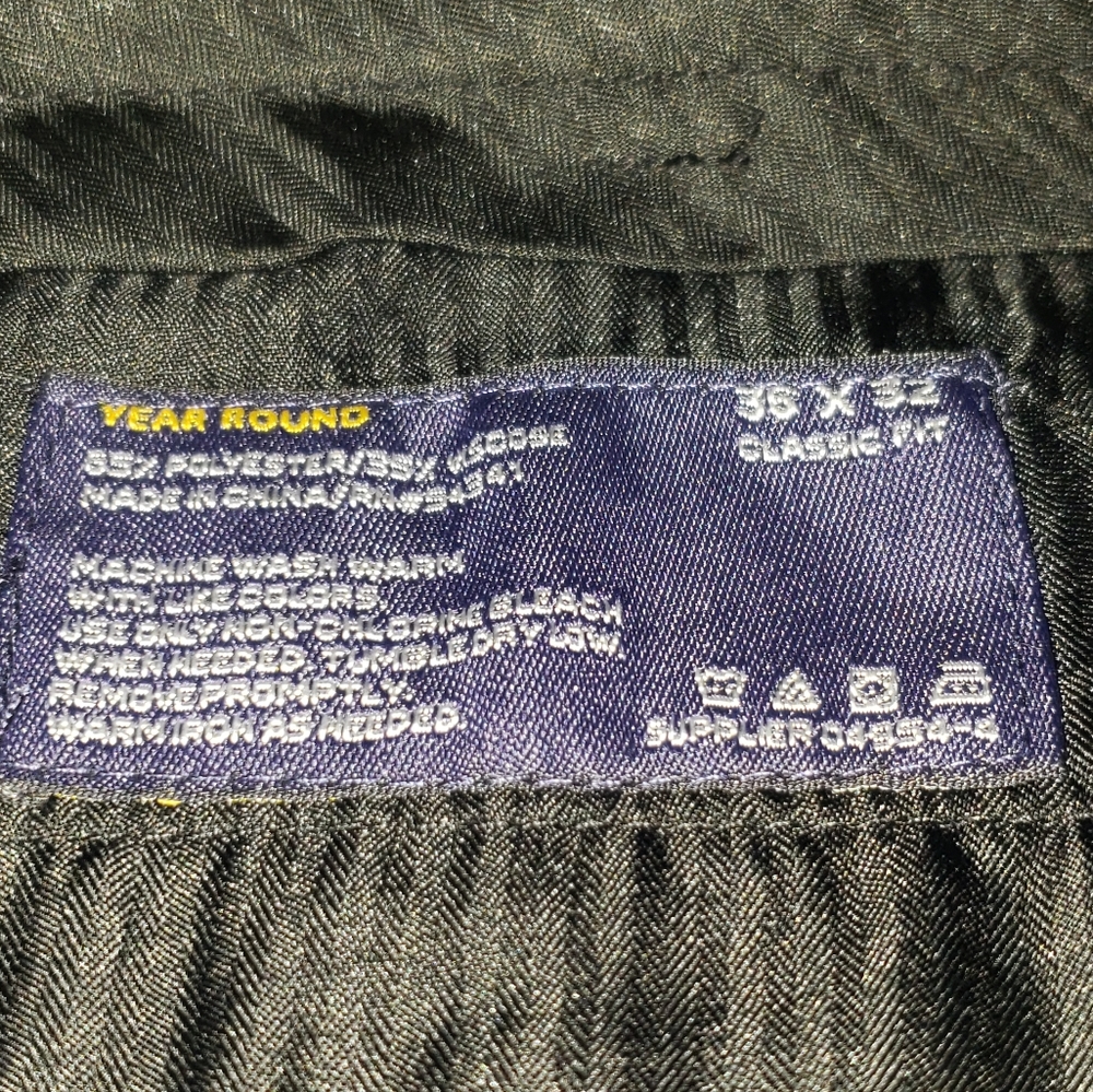 🖐5/$25🖐Stafford classic fit dress pants 36 x 32 - Picture 2 of 3